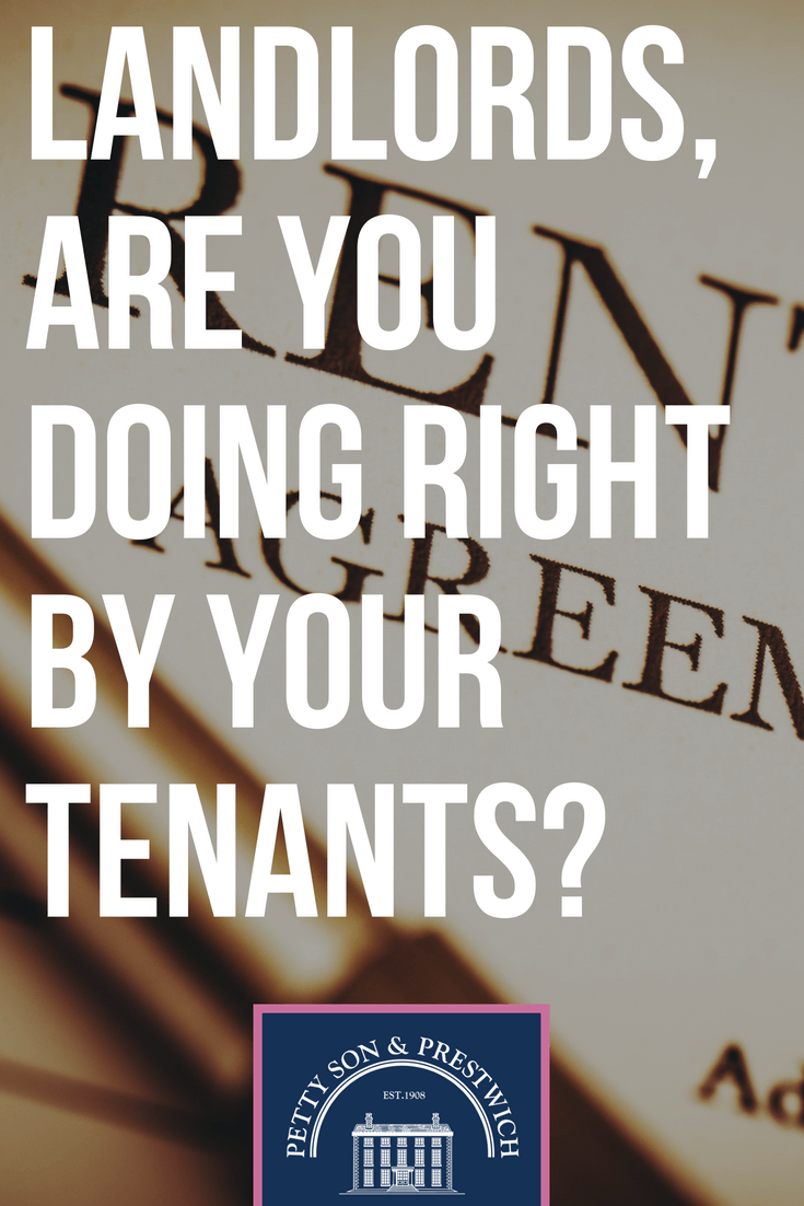 landlords are you doing right by your tenants