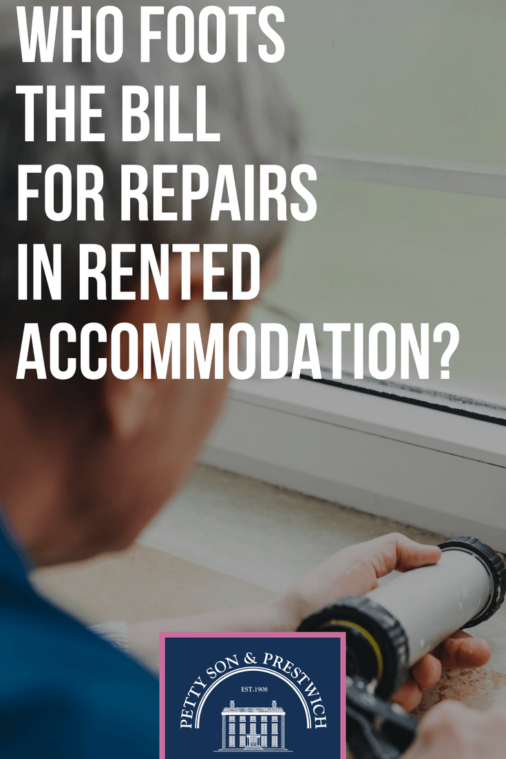 who foots the bill for repairs in rented accomodation