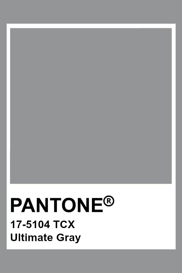 pantone ultimate gray