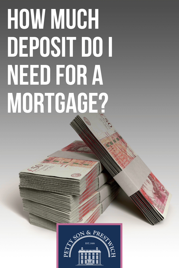 How much do you need to deposit for a house sales