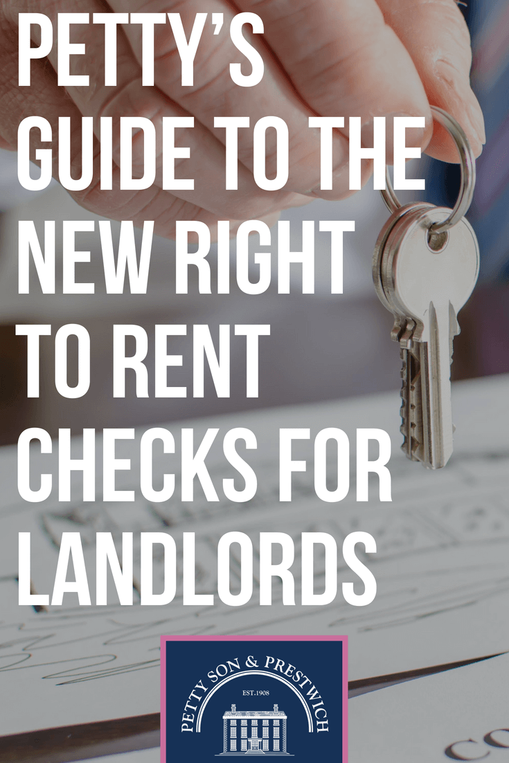 Petty’s Guide To The New Right To Rent Checks For Landlords