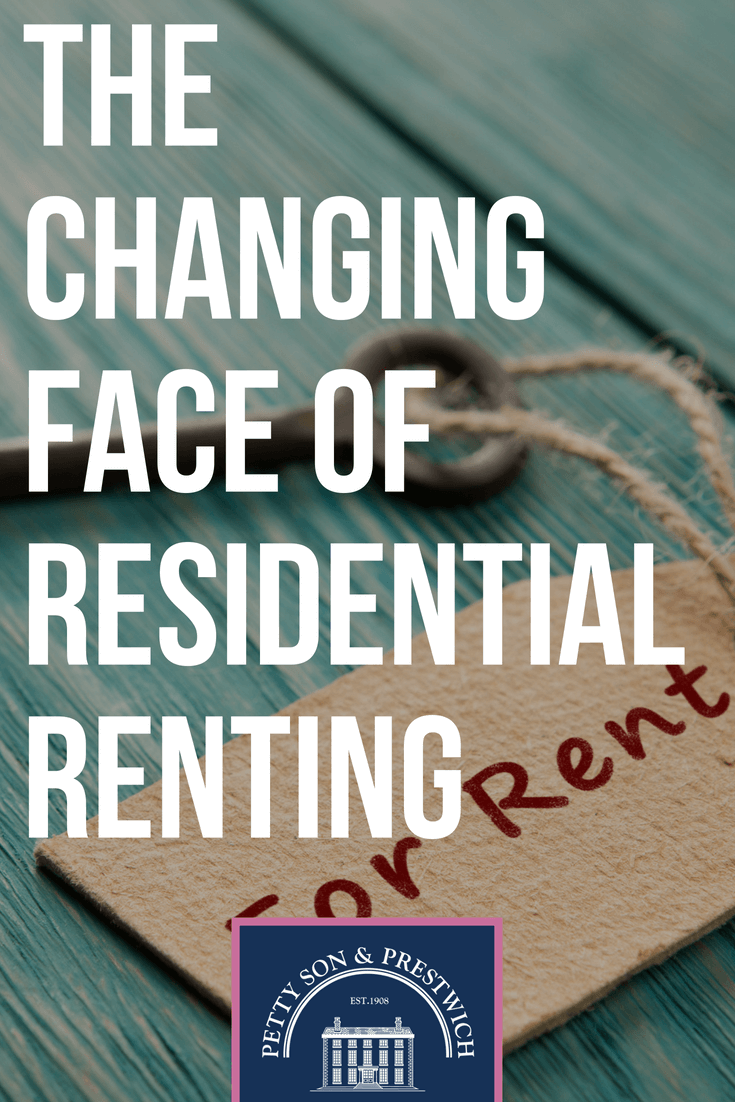 the changing face of residential renting