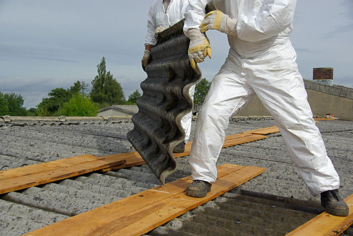 asbestos roof