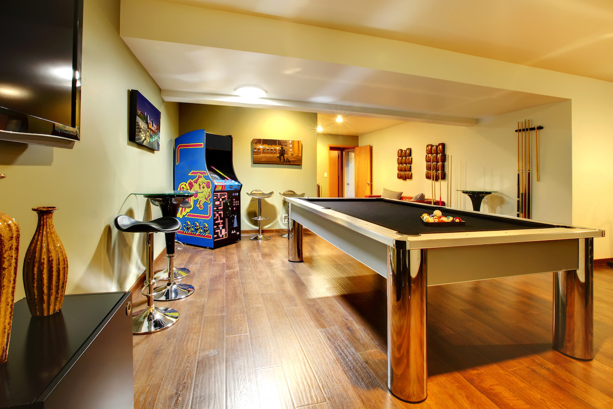 basement conversion games room