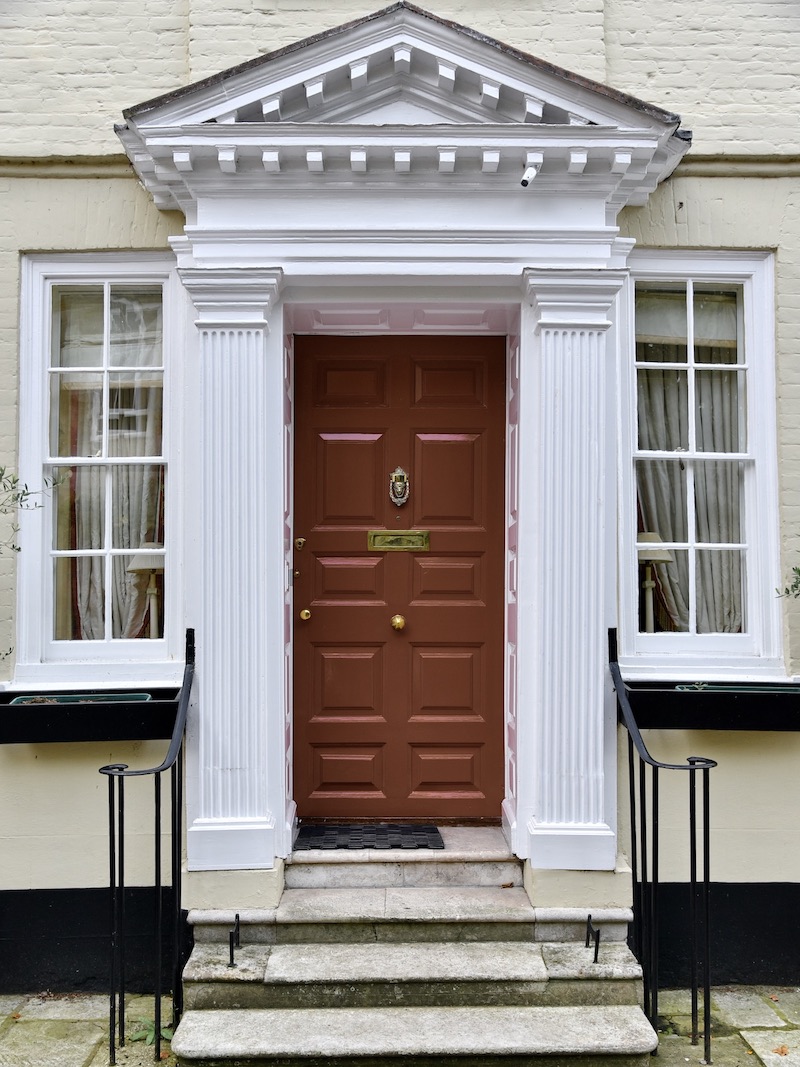 brown front door