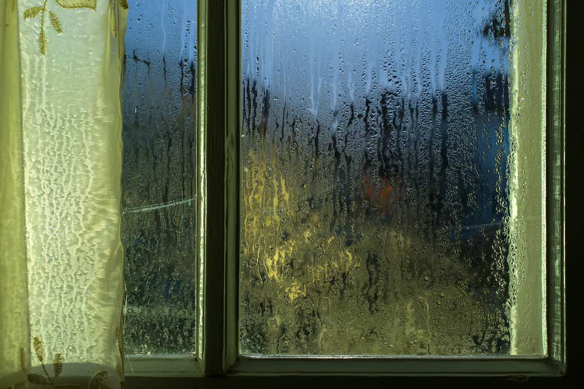 window with condensation