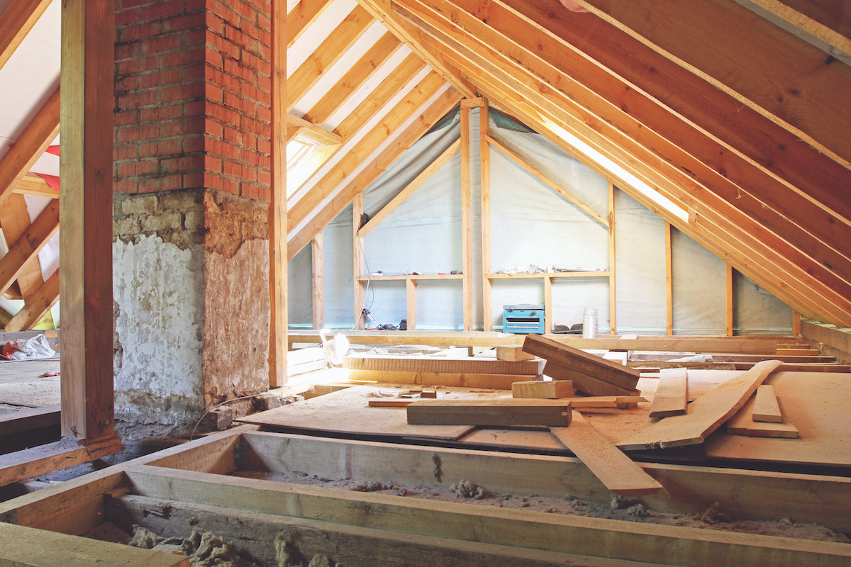 loft conversion in progress