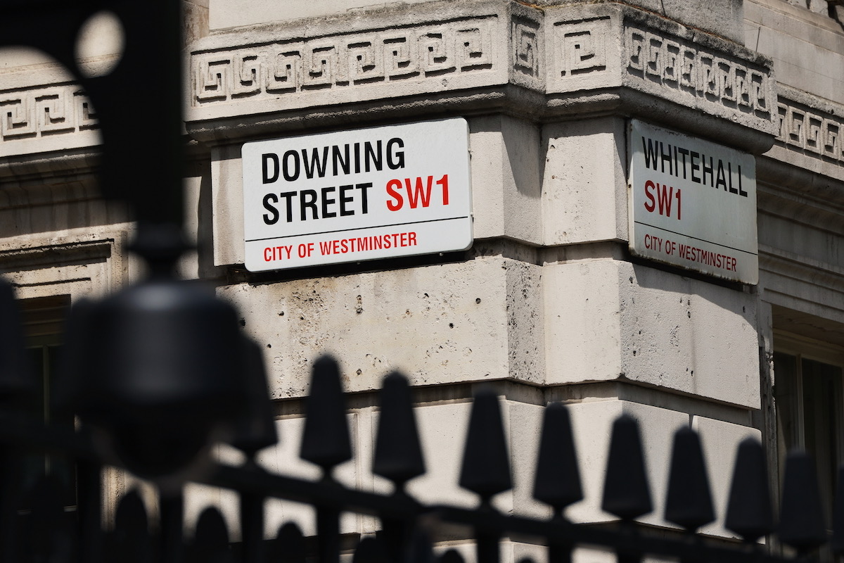downing street sign
