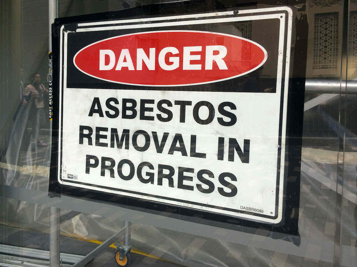 removing asbestos